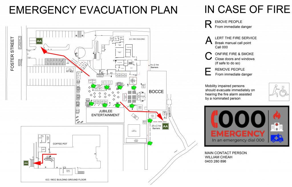 Emergency Evacuation Plan Multicultural Community Centre   EVAC 1 1024x654 